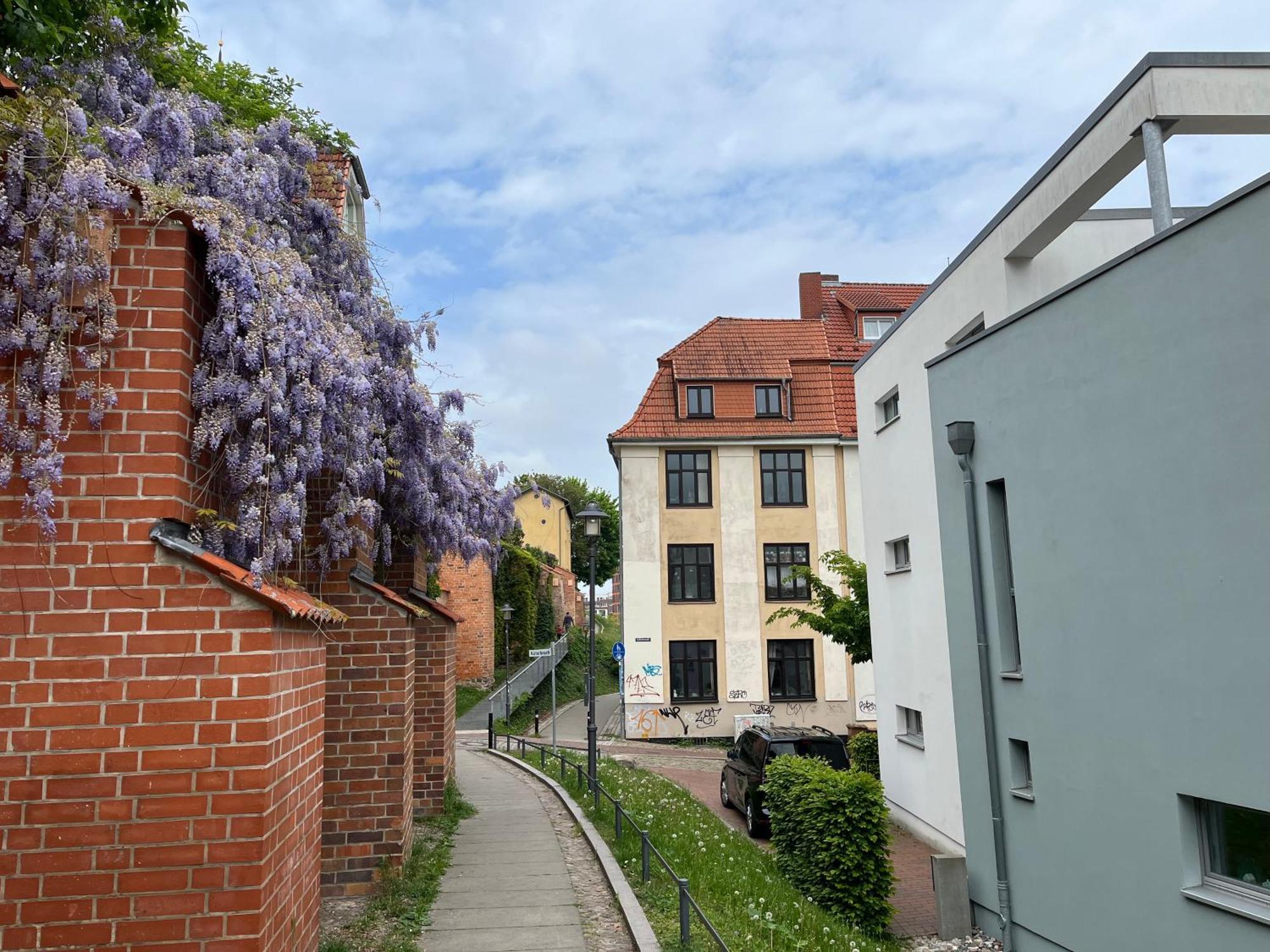 Ferienwohnung An Der Historischen Stadtmauer Rostock Exterior photo